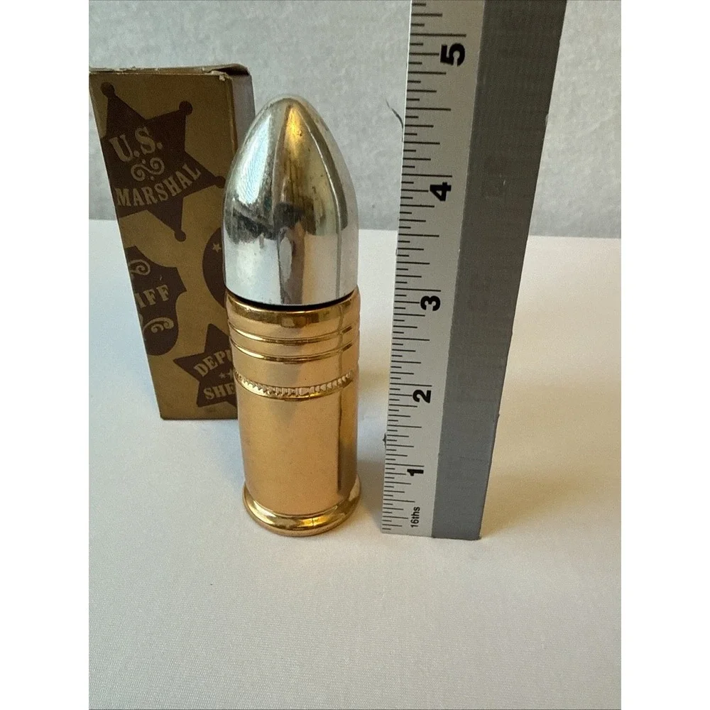 Vintage Avon Everest After Shave Bullet Decanter Wild West Full Box Marshal